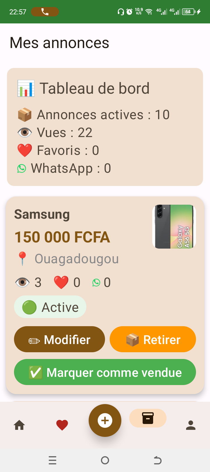 Mes annonces Kipirsi